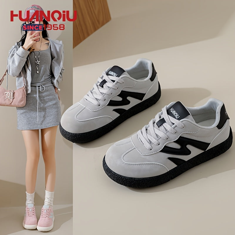 HUANQIU Fashion Women's Casual Sneakers, Comfortable and Fresh HQ-JCDK0718, Women Shoes